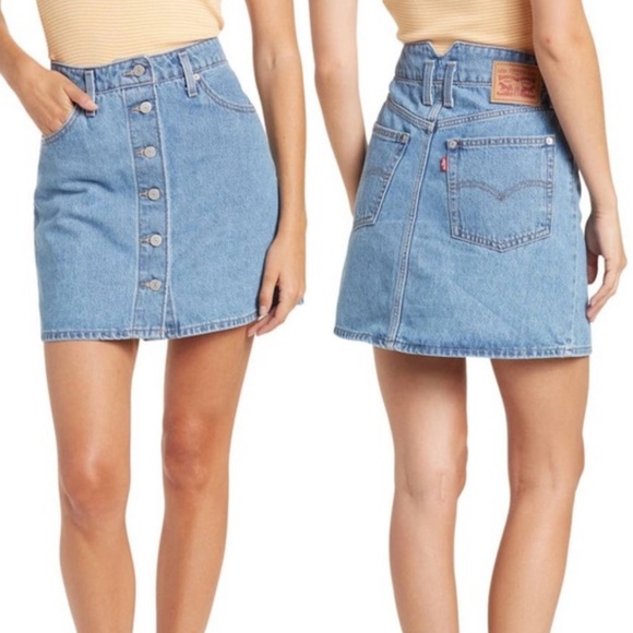 Levi's Dresses & Skirts - NWOT Levi’s Notch A Line Denim Skirt, 25